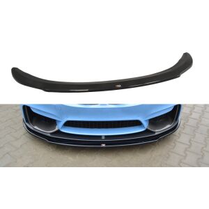 Maxton Design Front Ansatz passend für  BMW M4 F82 M-performance schwarz Hochglanz