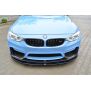Maxton Design Front Ansatz passend für  BMW M4 F82 M-performance schwarz Hochglanz