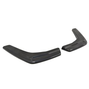 Maxton Design Heck Ansatz Flaps Diffusor für BMW M4 F82 schwarz Hochglanz