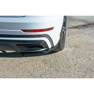 Maxton Design Heck Ansatz Flaps Diffusor für Audi Q8 S-line schwarz Hochglanz