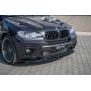 Maxton Design Front Ansatz für  BMW X5 E70 Facelift M Paket schwarz Hochglanz