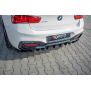 Maxton Design Heck Ansatz Flaps Diffusor für BMW 1er F20 Facelift M-power schwarz Hochglanz