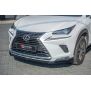 Maxton Design Front Ansatz für Lexus NX Facelift schwarz Hochglanz