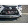 Maxton Design Front Ansatz für Lexus NX Facelift schwarz Hochglanz