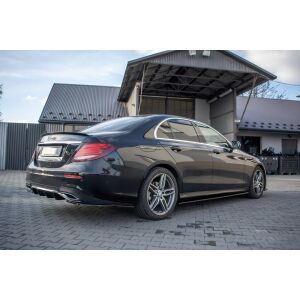 Maxton Design Heckdiffusor Ansatz für Mercedes-Benz E43 AMG / AMG-Line W213 schwarz Hochglanz
