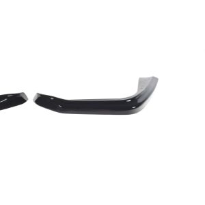 Maxton Design Heck Ansatz Flaps Diffusor für Mercedes-Benz E43 AMG / AMG-Line W213 schwarz Hochglanz