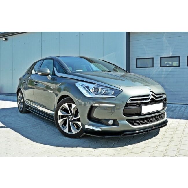 Maxton Design Front Ansatz für V.3 / V3 CITROEN DS5 FACELIFT schwarz Hochglanz