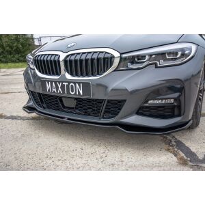 Maxton Design Front Ansatz V.2 / V2 für BMW 3er G20 M Paket schwarz Hochglanz