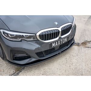 Maxton Design Front Ansatz V.3 / V3 für BMW 3er G20 M Paket schwarz Hochglanz
