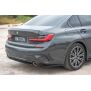 Maxton Design Heck Ansatz Flaps Diffusor für BMW 3er G20 M Paket schwarz Hochglanz