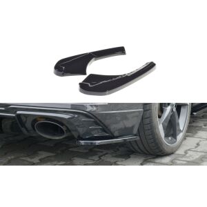 Maxton Design Heck Ansatz Flaps Diffusor für Audi RS3 8V FL Sportback schwarz Hochglanz