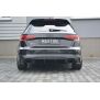 Maxton Design Heckdiffusor Ansatz für Audi RS3 8V FL Sportback schwarz Hochglanz
