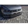 Maxton Design Front Ansatz V.1 / V1 für Volkswagen Passat R-Line B8 schwarz Hochglanz