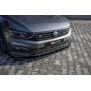 Maxton Design Front Ansatz V.1 / V1 für Volkswagen Passat R-Line B8 schwarz Hochglanz