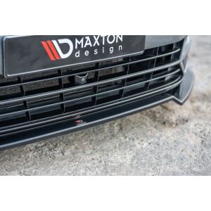 Maxton Design Front Ansatz V.2 / V2 für Volkswagen Passat R-Line B8 schwarz Hochglanz