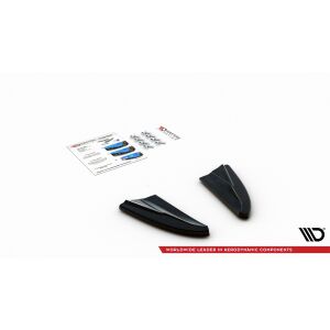 Maxton Design Heck Ansatz Flaps Diffusor für Volvo V40 schwarz Hochglanz