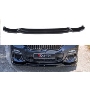 Maxton Design Front Ansatz für  BMW X4 M-Paket G02 schwarz Hochglanz