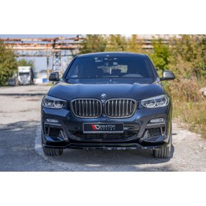 Maxton Design Front Ansatz für  BMW X4 M-Paket G02 schwarz Hochglanz