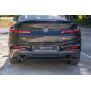 Maxton Design Mittlerer Heckdiffusor Ansatz für BMW X4 M-Paket G02 schwarz Hochglanz
