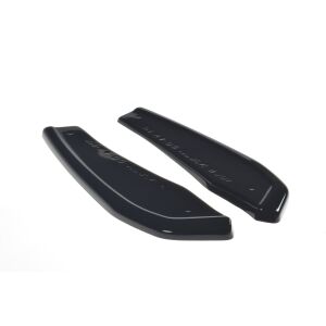 Maxton Design Heck Ansatz Flaps Diffusor für BMW X4 M-Paket G02 schwarz Hochglanz