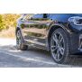 Maxton Design Seitenschweller Ansatz für BMW X4 M-Paket G02 schwarz Hochglanz