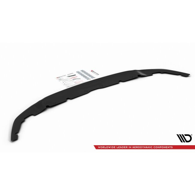Maxton Design Front Ansatz V.4 / V4 für BMW 1er F40 M-Paket/ M135i  schwarz Hochglanz