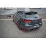 Maxton Design Heck Ansatz Flaps Diffusor passend für V.2 / V2 Seat Leon Mk3 Cupra ST Facelift schwarz Hochglanz