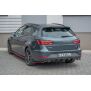 Maxton Design Spoiler CAP für Seat Leon Mk3 Cupra ST Facelift schwarz Hochglanz