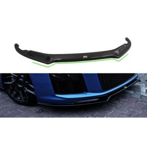 Maxton Design Front Ansatz V.2 / V2 für Audi R8 Mk.2 schwarz Hochglanz