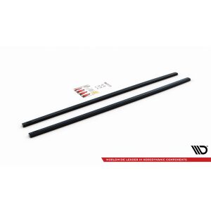 Maxton Design Seitenschweller Ansatz für V.2 / V2 für VW Golf 7 GTI (verengen) schwarz Hochglanz