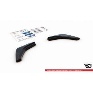 Maxton Design Heck Ansatz Flaps Diffusor V.2 / V2 für VW Golf 7 GTI  schwarz Hochglanz