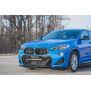 Maxton Design Front Ansatz für BMW X2 F39 M-Paket schwarz Hochglanz