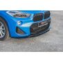 Maxton Design Front Ansatz für BMW X2 F39 M-Paket schwarz Hochglanz