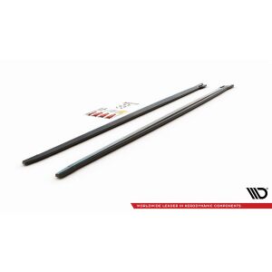 Maxton Design Seitenschweller Ansatz für BMW X2 F39 M-Paket schwarz Hochglanz