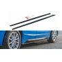 Maxton Design Seitenschweller Ansatz für BMW X2 F39 M-Paket schwarz Hochglanz