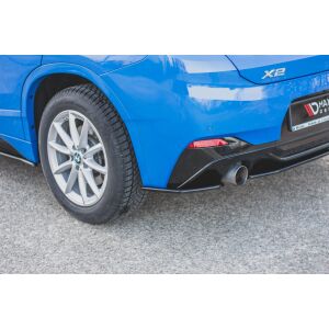 Maxton Design Heck Ansatz Flaps Diffusor für BMW X2 F39 M-Paket schwarz Hochglanz