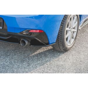 Maxton Design Heck Ansatz Flaps Diffusor für BMW X2 F39 M-Paket schwarz Hochglanz