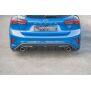Maxton Design Heck Ansatz Flaps Diffusor V.1 / V1 für Ford Focus ST Mk4 schwarz Hochglanz