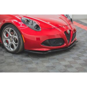 Maxton Design Front Ansatz für Alfa Romeo 4C schwarz Hochglanz