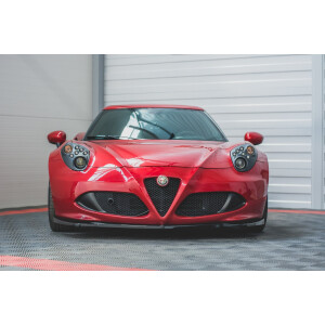 Maxton Design Front Ansatz für Alfa Romeo 4C schwarz Hochglanz