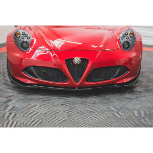 Maxton Design Front Ansatz für Alfa Romeo 4C schwarz Hochglanz