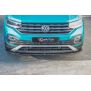 Maxton Design Front Ansatz für Volkswagen T-Cross schwarz Hochglanz