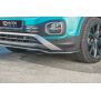 Maxton Design Front Ansatz für Volkswagen T-Cross schwarz Hochglanz