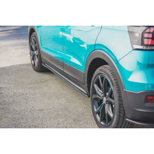Maxton Design Seitenschweller Ansatz für Volkswagen T-Cross schwarz Hochglanz