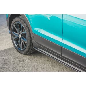 Maxton Design Seitenschweller Ansatz für Volkswagen T-Cross schwarz Hochglanz