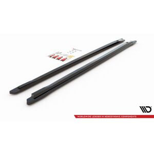 Maxton Design Seitenschweller Ansatz für Volkswagen T-Cross schwarz Hochglanz