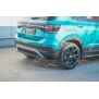 Maxton Design Mittlerer Heckdiffusor Ansatz für Volkswagen T-Cross schwarz Hochglanz