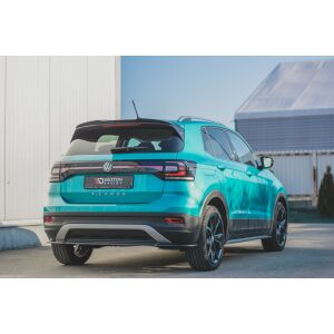 Maxton Design Spoiler CAP für Volkswagen T-Cross schwarz Hochglanz