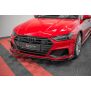 Maxton Design Front Ansatz V.1 / V1 für Audi A7 C8 S-Line / S7 C8 schwarz Hochglanz