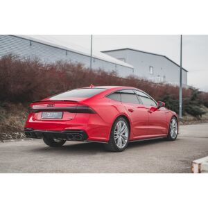 Maxton Design Seitenschweller Ansatz für Audi A7 C8 S-Line / S7 C8 schwarz Hochglanz